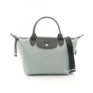 LONGCHAMP Black Leather Tote Bag